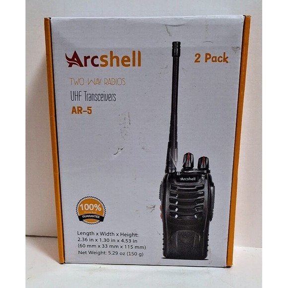 Arcshell Portable Audio & Video Arcshell Rechargeable 2pack Ar5 Uhf